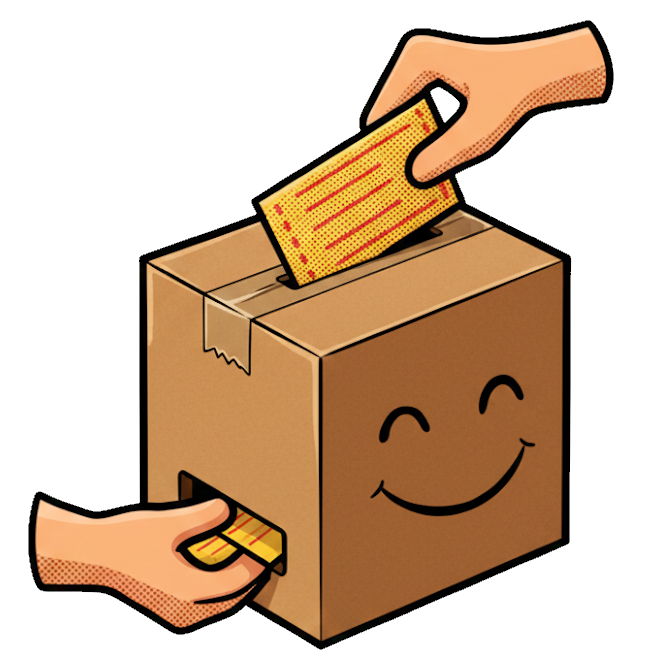 Lippukiska brand illustration